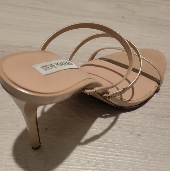 Steve Madden Tan Heels Strappy Sandals - Picture 2 of 5